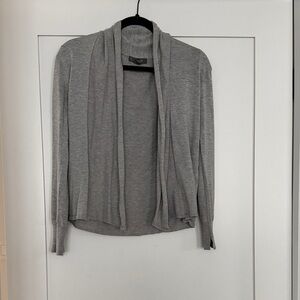 Primark Light Gray Open Drape Cardigan